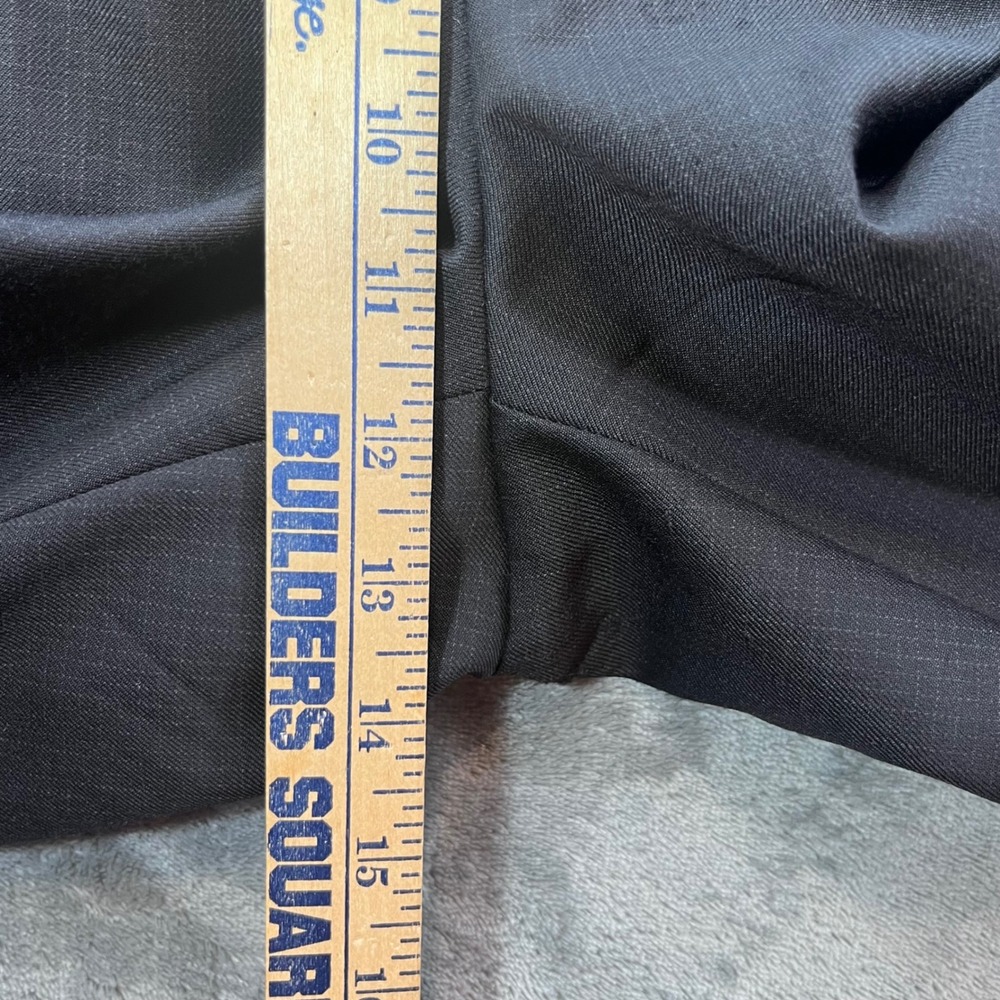 Jos. A. Bank Signature Collection Wool Suit 41L 35W Charcoal Grey Micro Check - Picture 9 of 16